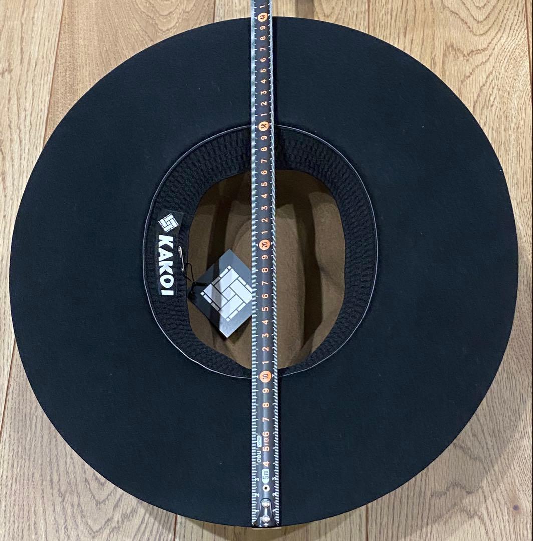 KAKOI 2TONE MOCHA HAT ウールハット 中折れ カコイ