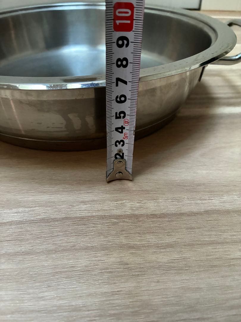 両手鍋 キャセロール　浅鍋 ステンレス製 26cm