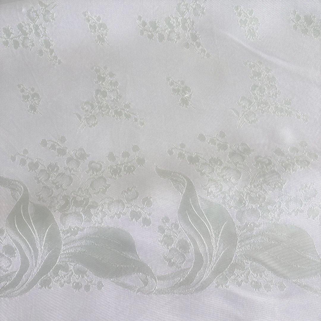 ヴィンテージ クロスとナフキン すずらん ダマスク織