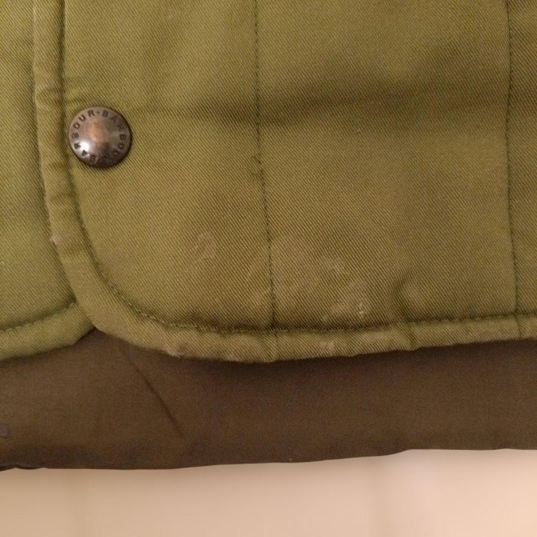 Barbour キルティングベスト オリーブ ヴィンテージ