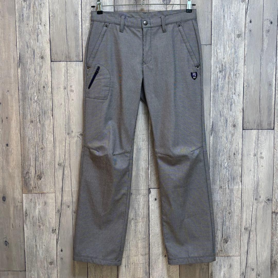 パーリー　PEARLY GATES ゴルフパンツ　千鳥格子　刺繍ロゴ　5