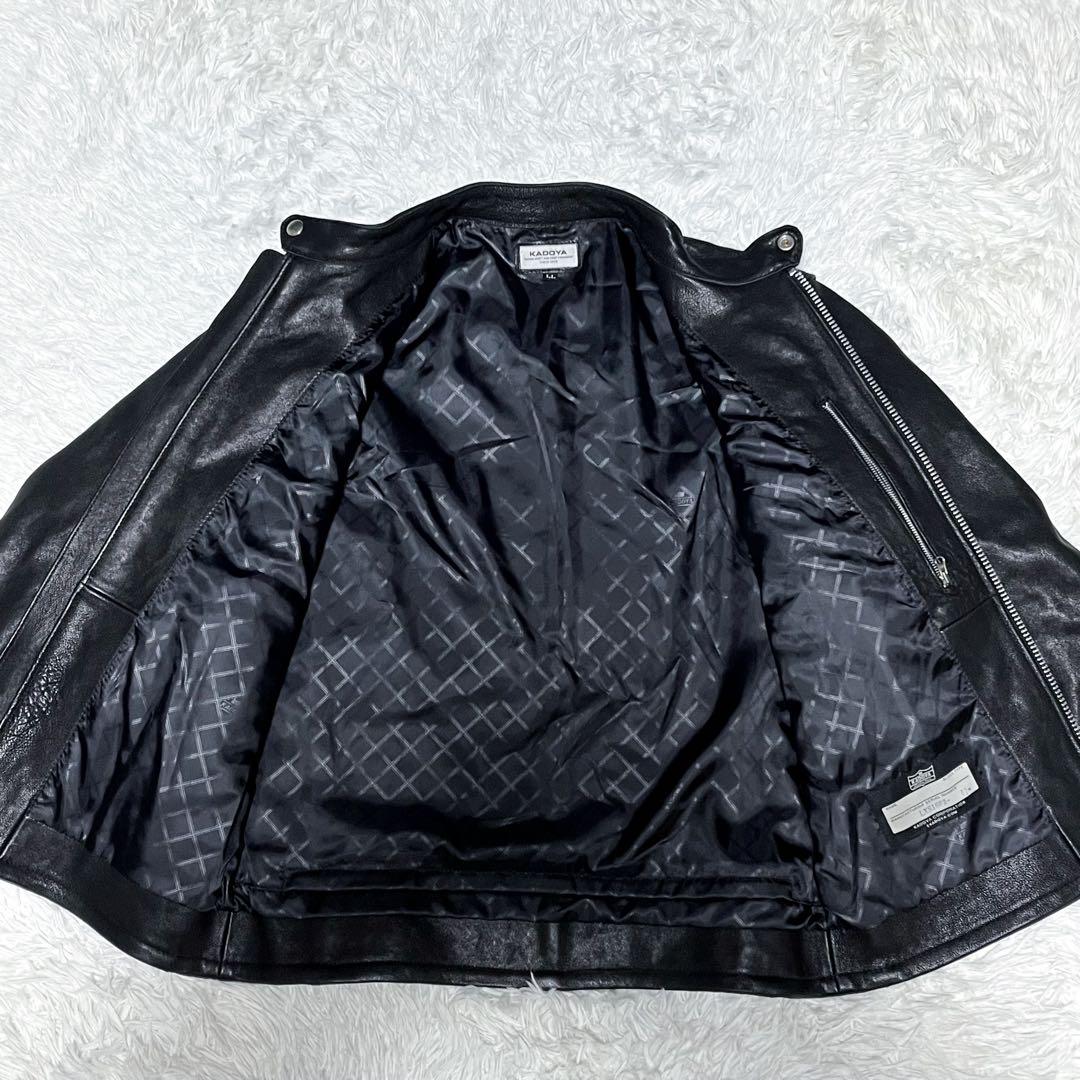 極美品 現行モデル カドヤ レザージャケット STALLION ラムレザー