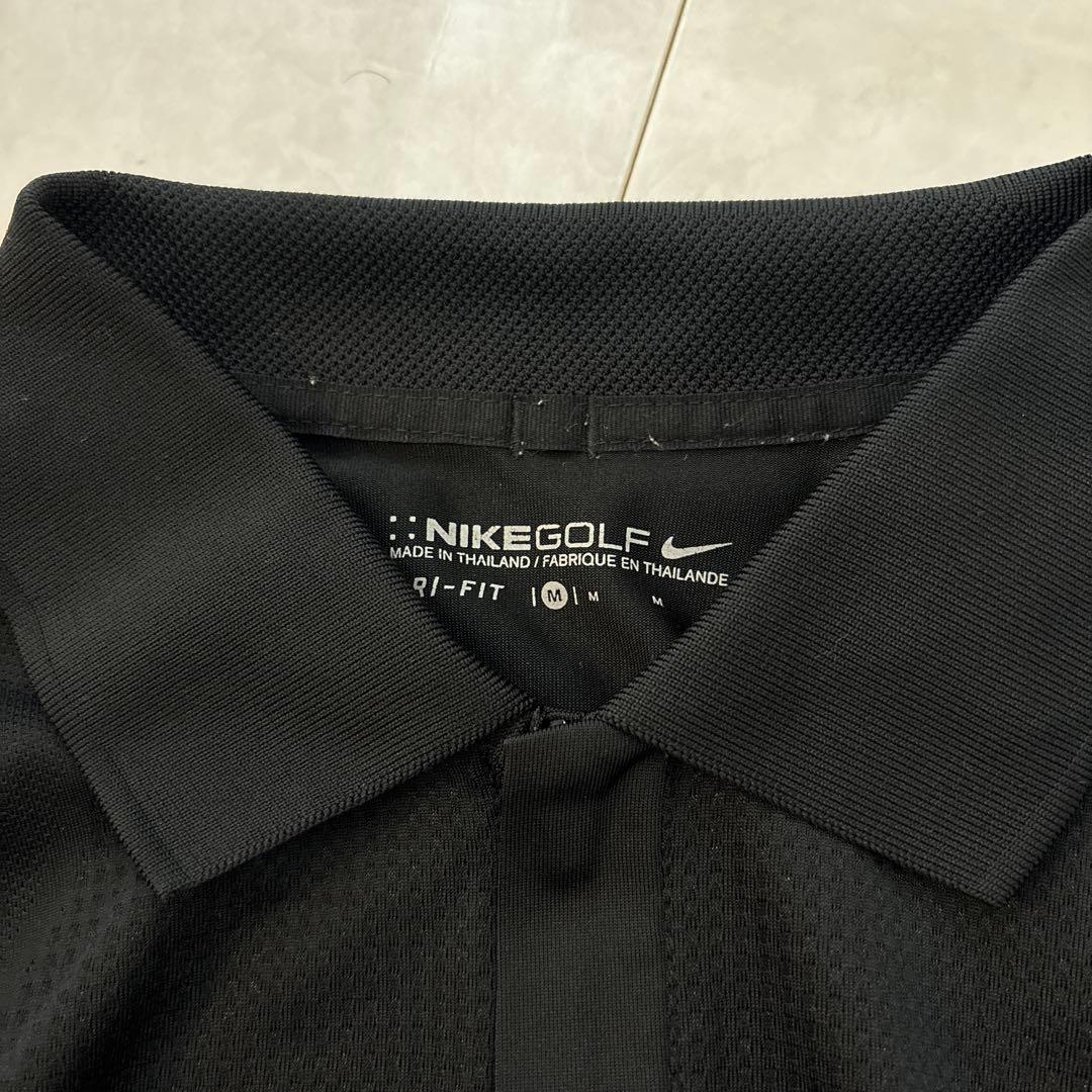NIKE GOLF DRI-FIT ポロシャツ Mサイズ ブラック ナイキ