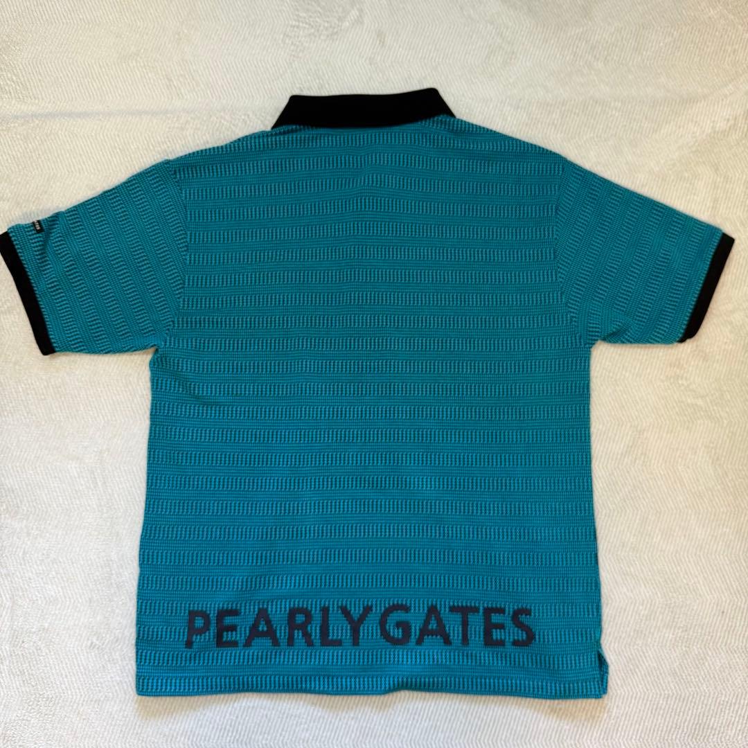PEARLY GATES ターコイズ ポロシャツ