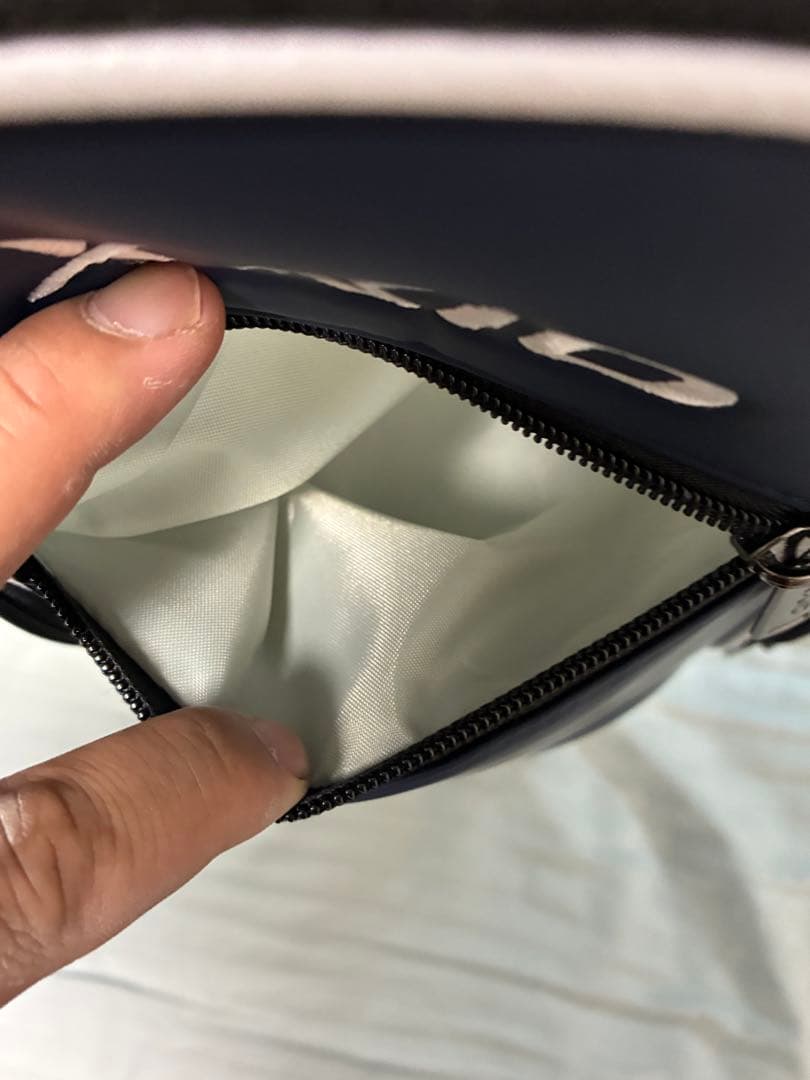 美品　XXIO キャディバッグ　ネイビー／ホワイト