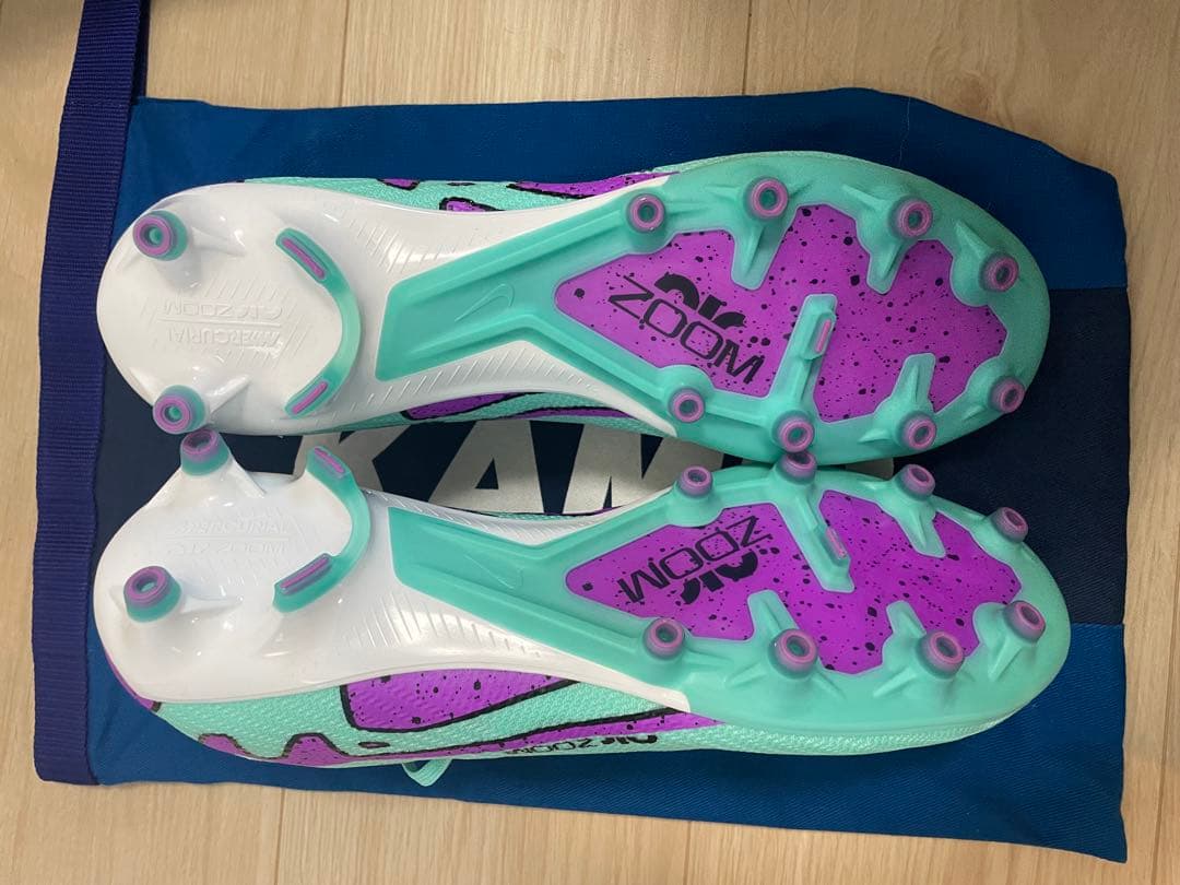 Nike Mercurial サッカーシューズ ミントグリーン・紫