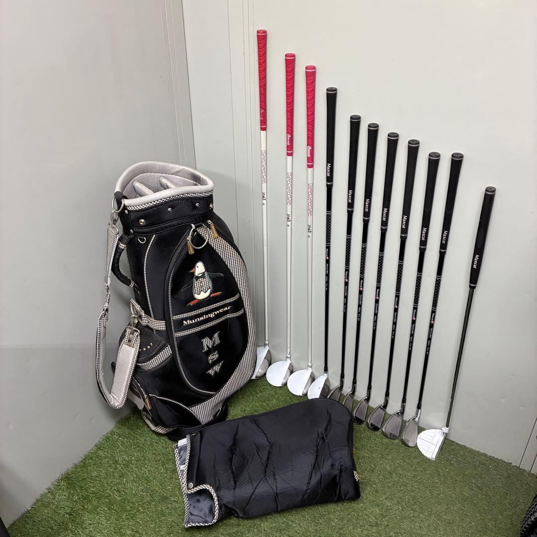 レディースゴルフクラブセット【Munsing wear】【MAXCAT】★