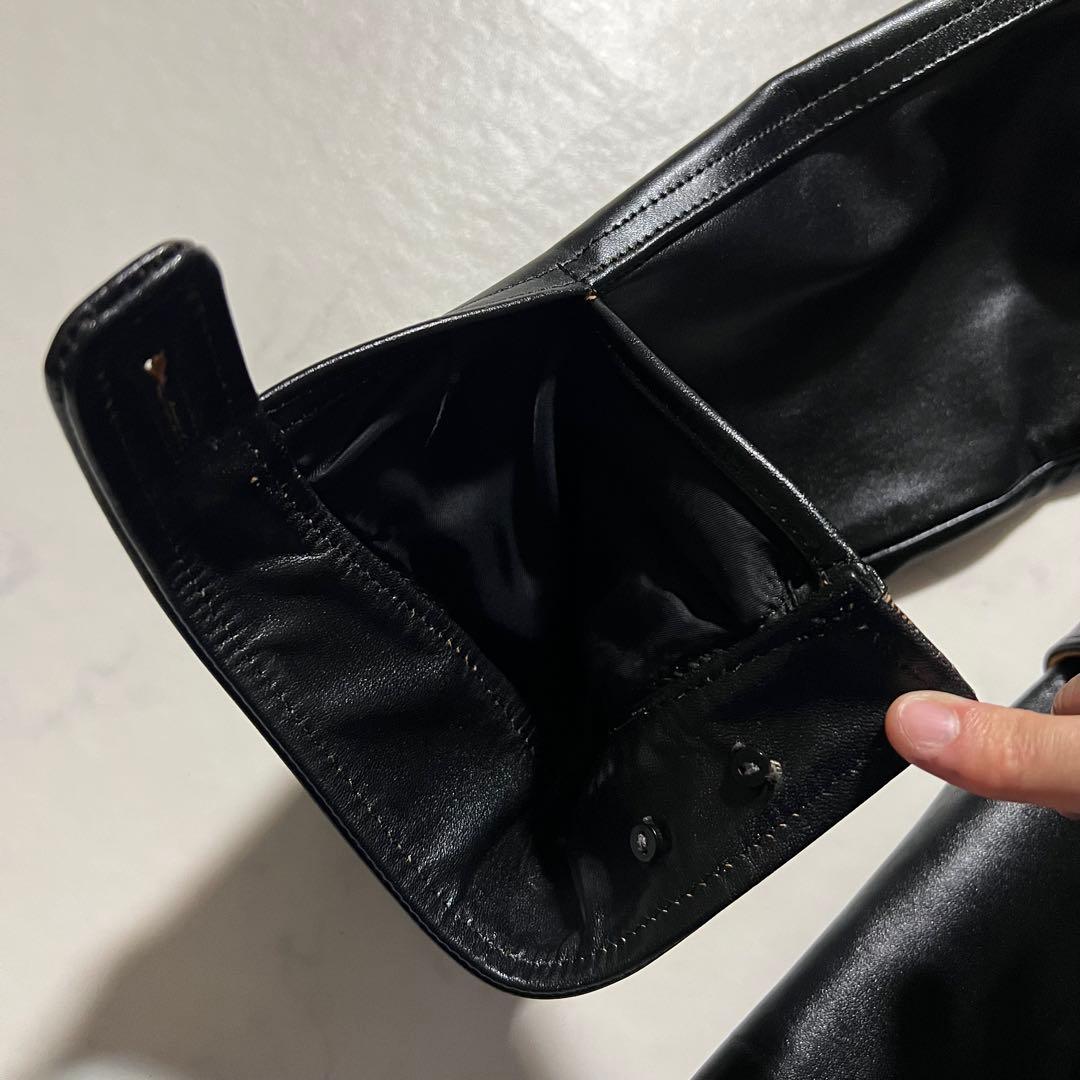 ルードギャラリー ホースハイドレザー 馬革 ブラック レザージャケット 4 XL