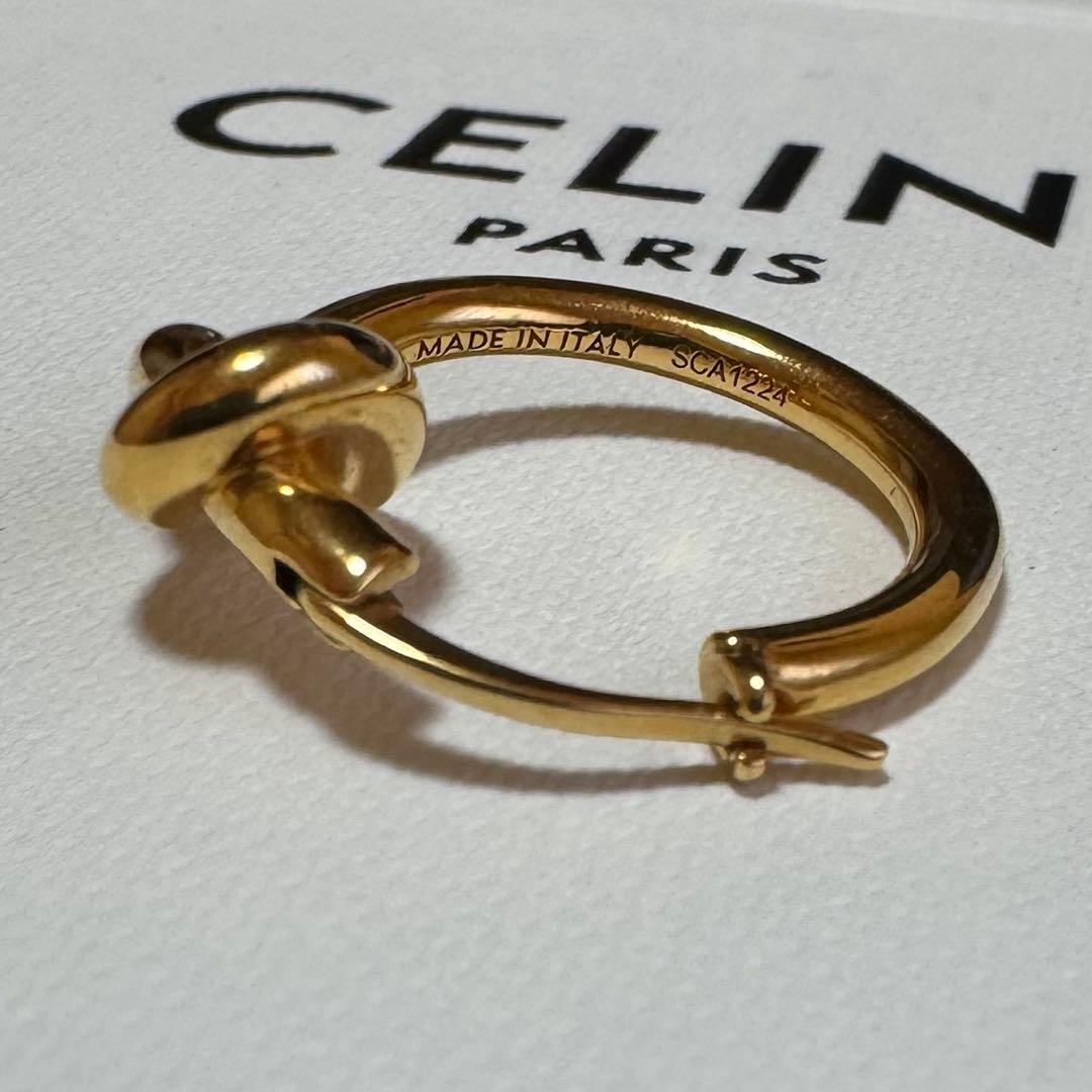 CELINE ノット スモールフープ