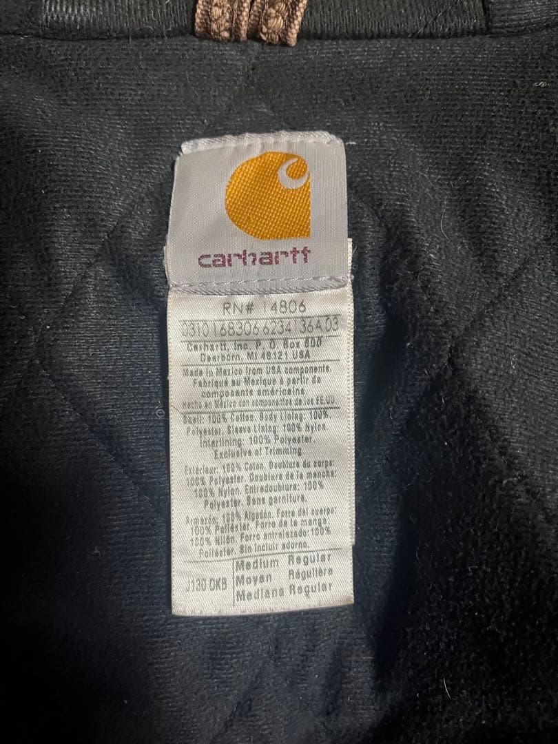 ウ*ん様 Carhartt アクティブジャケット　J130 Mサイズ