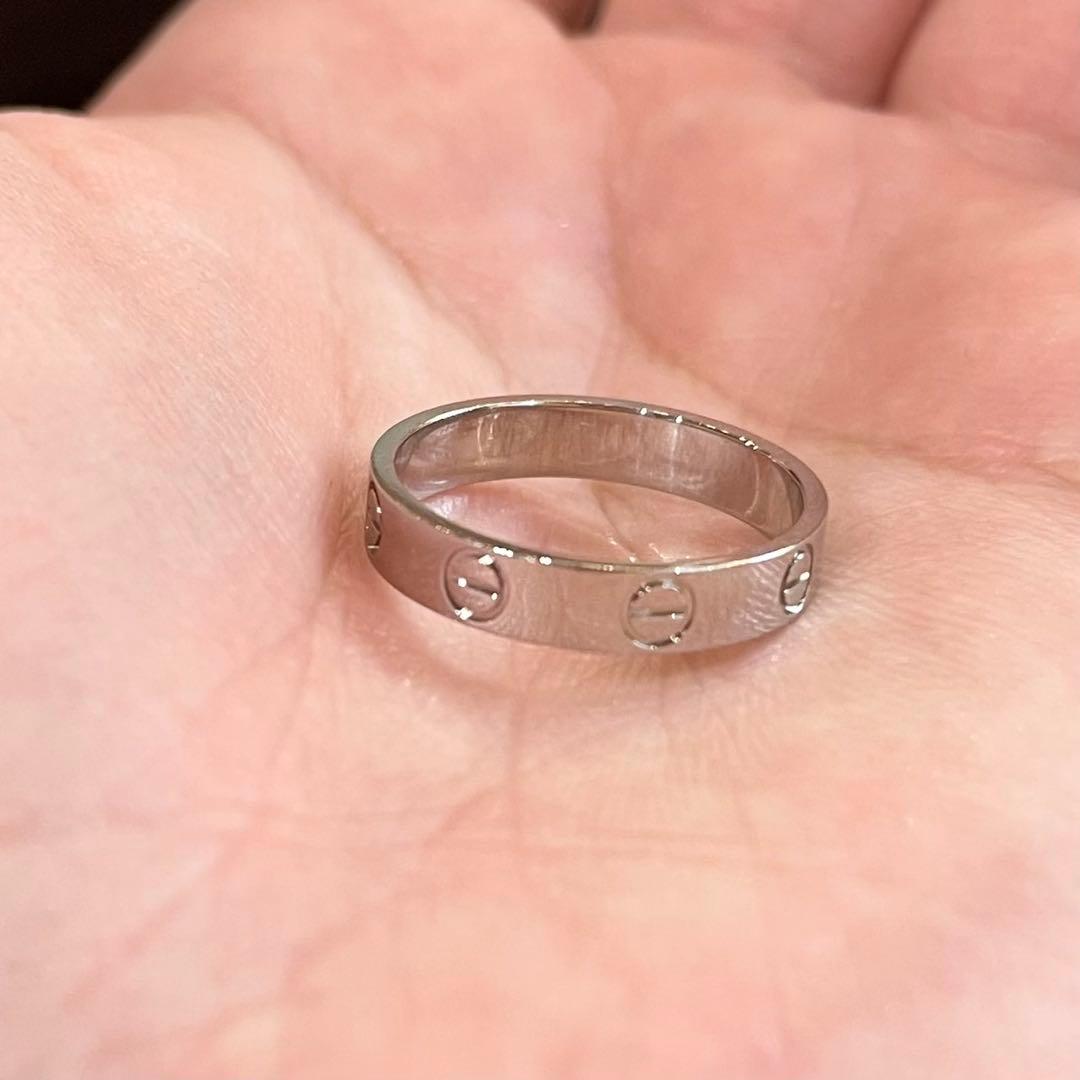 Cartier カルティエ ミニラブリング Pt950 プラチナ ラブリング