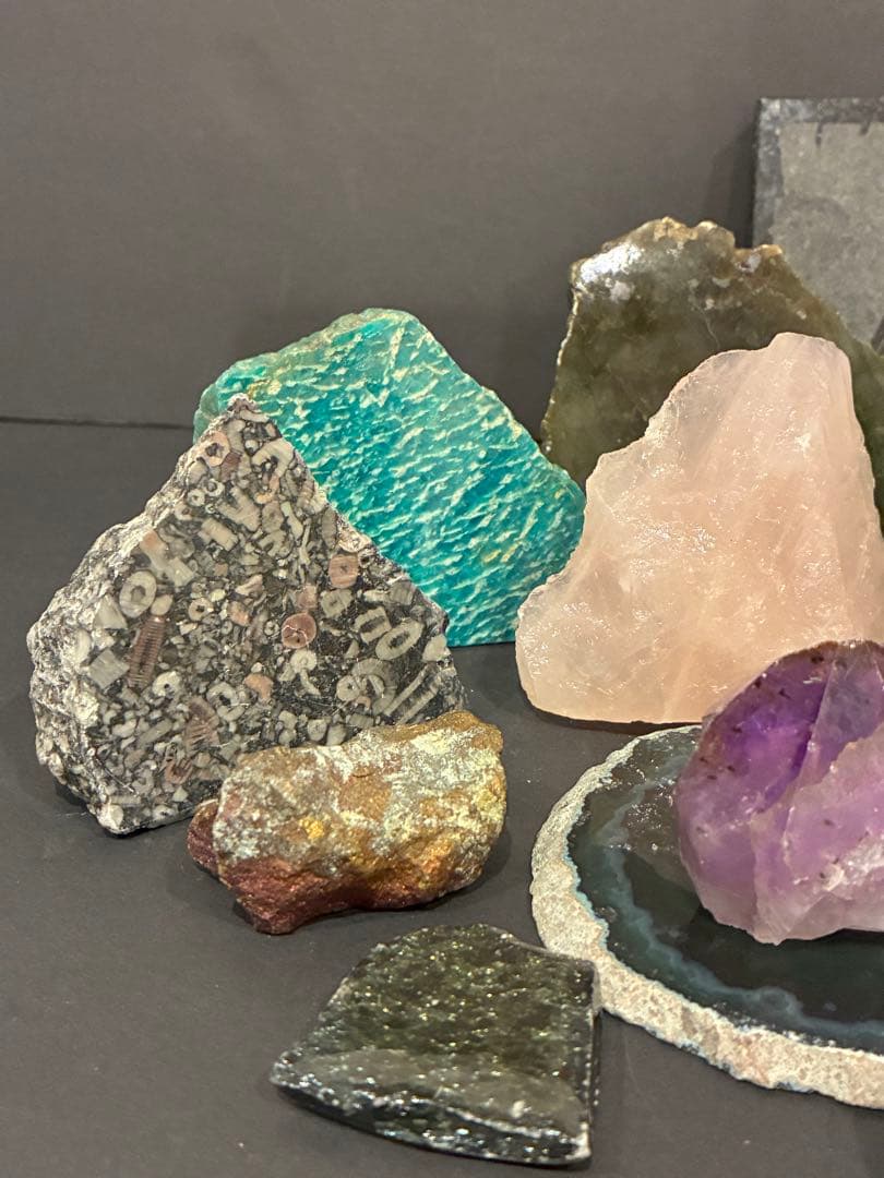 メノウ　水晶 クラスター　石　値下げしました‼️