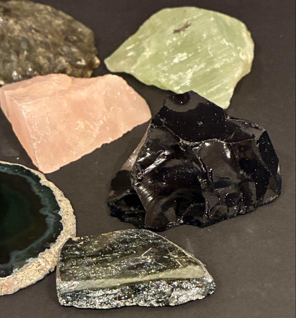 メノウ　水晶 クラスター　石　値下げしました‼️