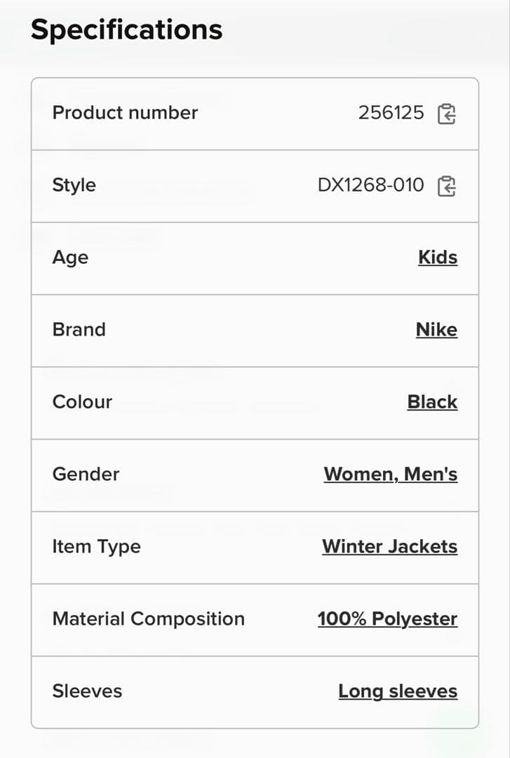 【新品】Nike キッズ　ダウンコート 130cm