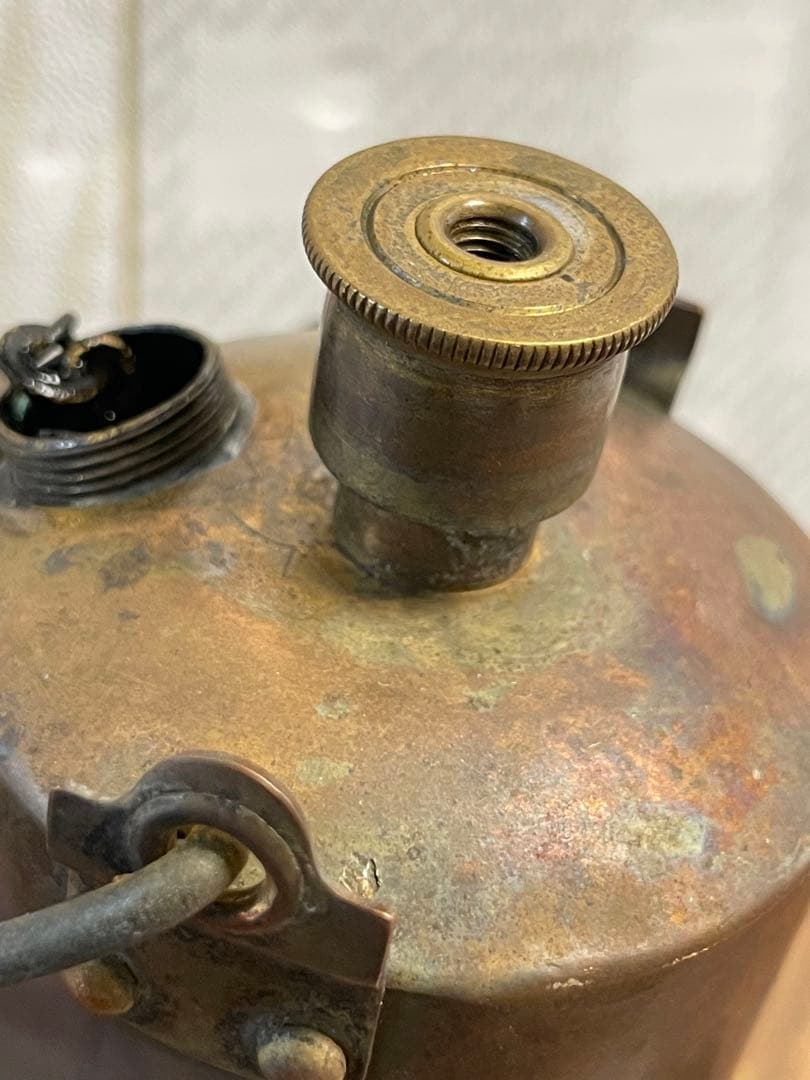 カーバイトランプ 真鍮 ヴィンテージ