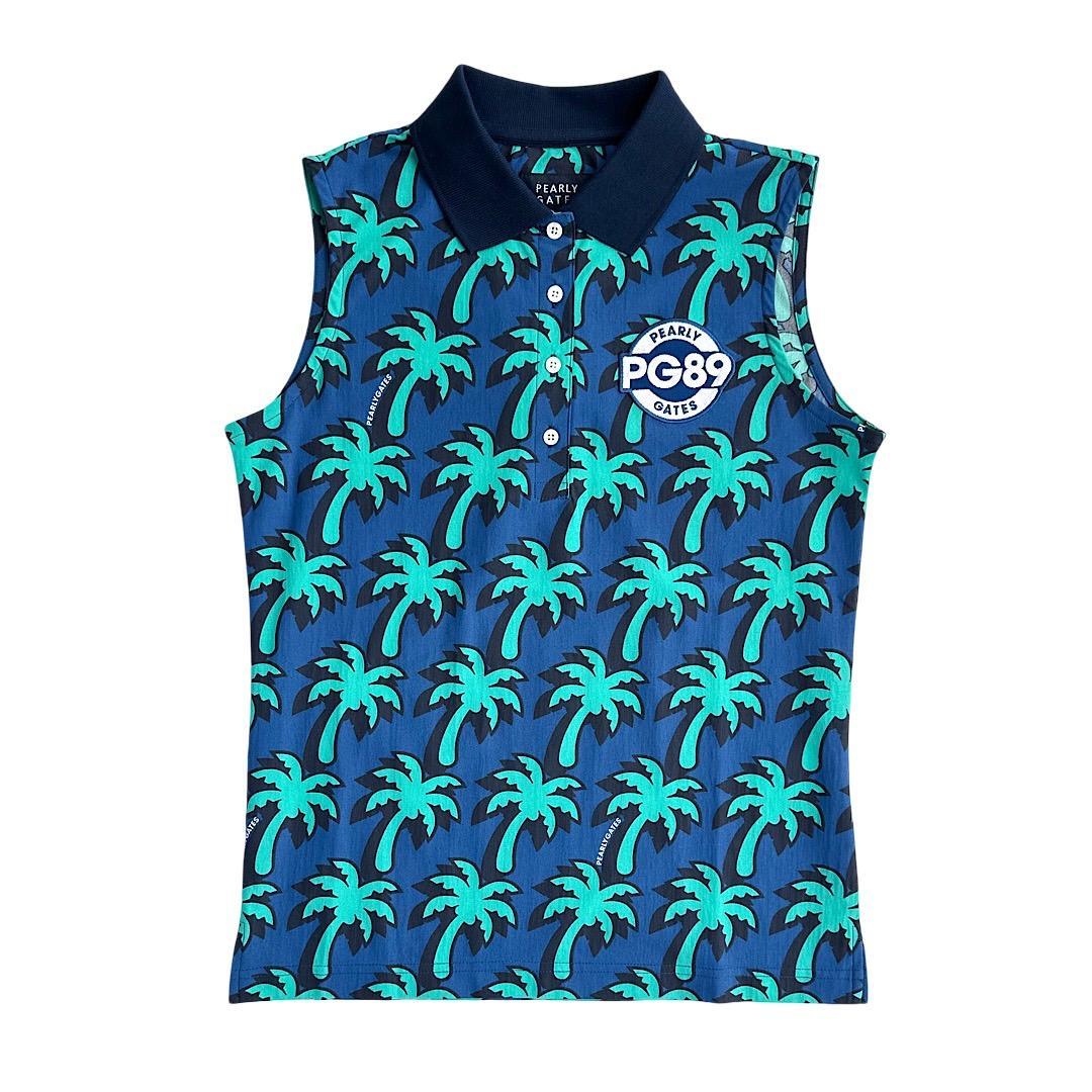 324【2点セット】パーリーゲイツ ノースリーブポロシャツ スカート 0 S