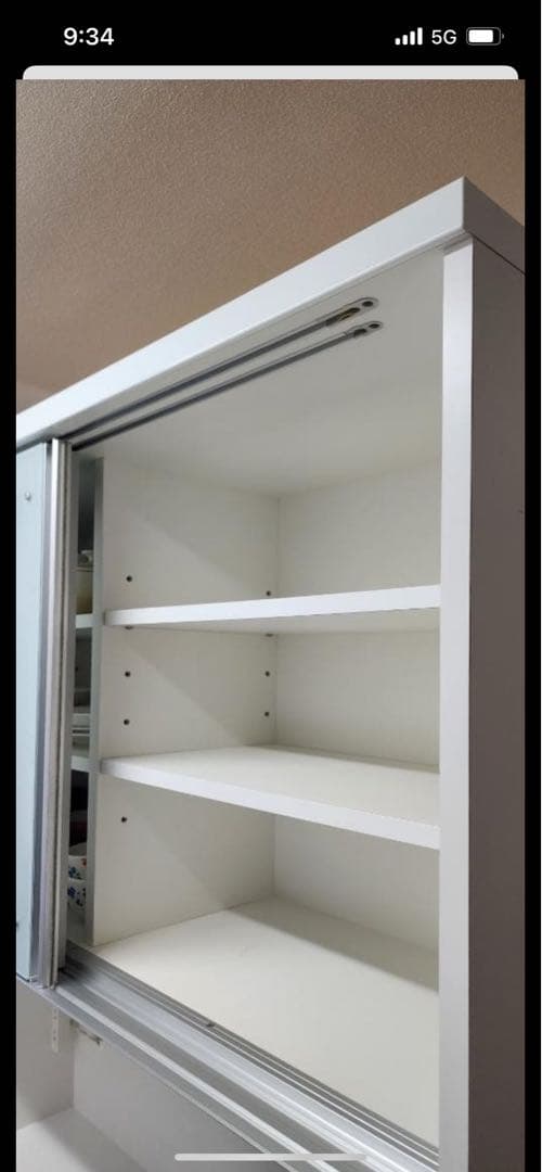 ニトリ キッチンボード ラピス 140 ホワイト 松田家具