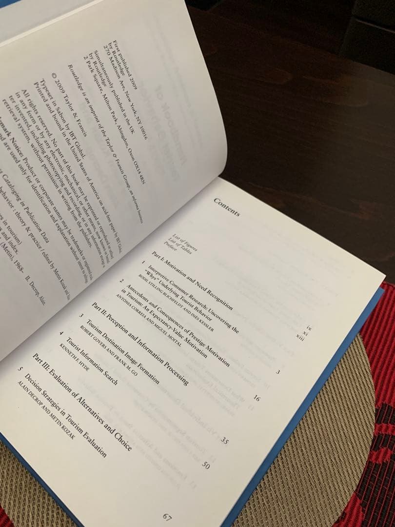 洋書 Handbook of Tourist Behavior Metin Kozak