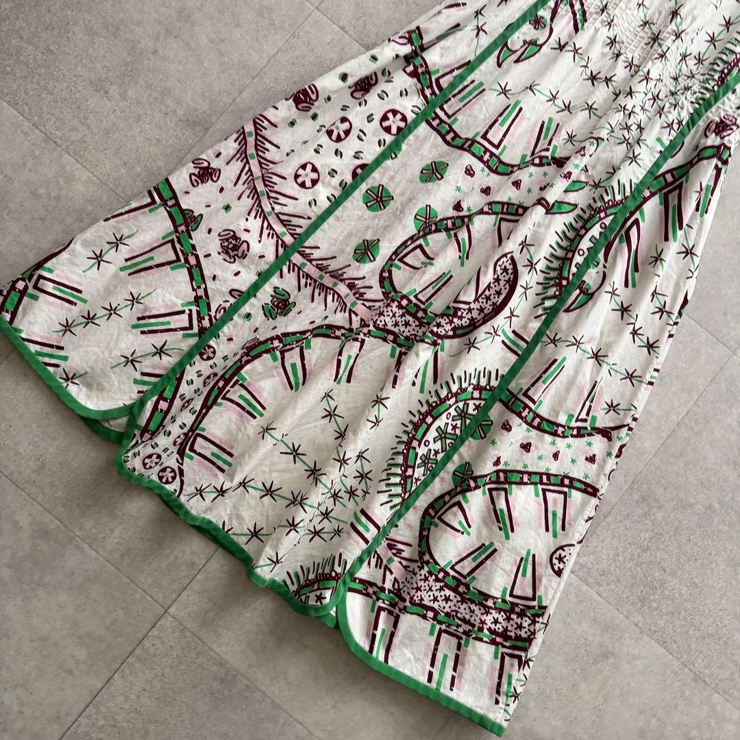 Valentino 2018 resort ロングワンピース　総柄