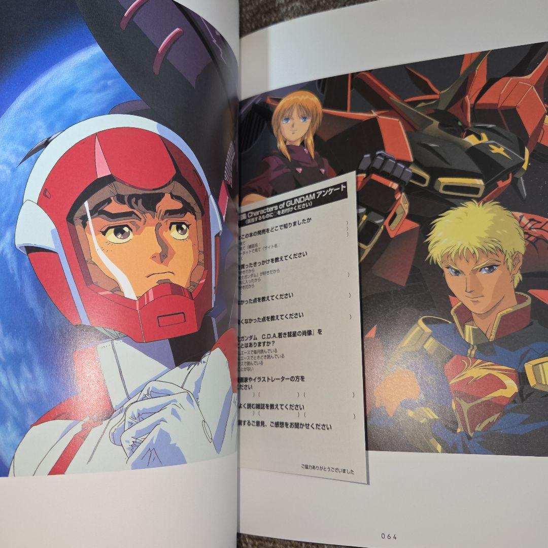 北爪宏幸 画集 Characters of GUNDAM　初版 美品