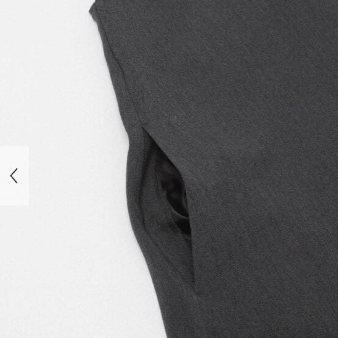 新品タグ付き　DOORS メランジBACKタックフレアジャンスカ