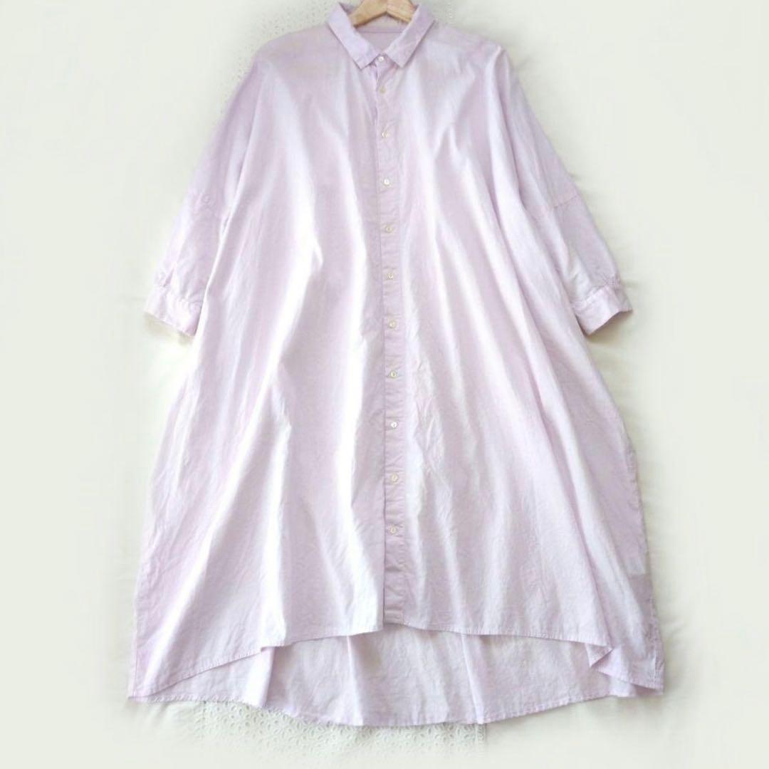 ネストローブ UpcycleLino テールBig ワンピース リネン混