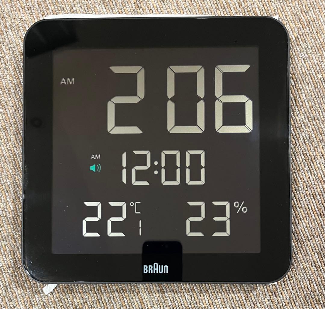 BRAUN ブラウン デジタルウォールクロック BNC014