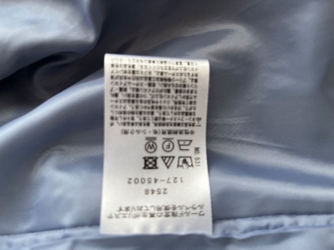 【室内1回着用！2点セット】ツイードジレ＆ボウタイブラウス カセット服　38