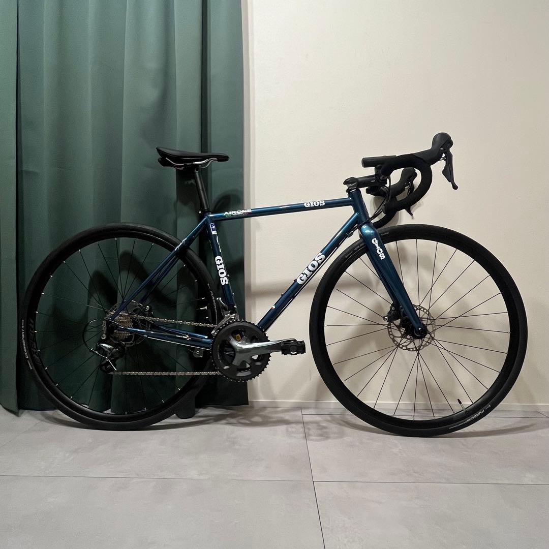 R*N様 GIOS AIRONE DISC クロモリロードバイク 油圧ディスク