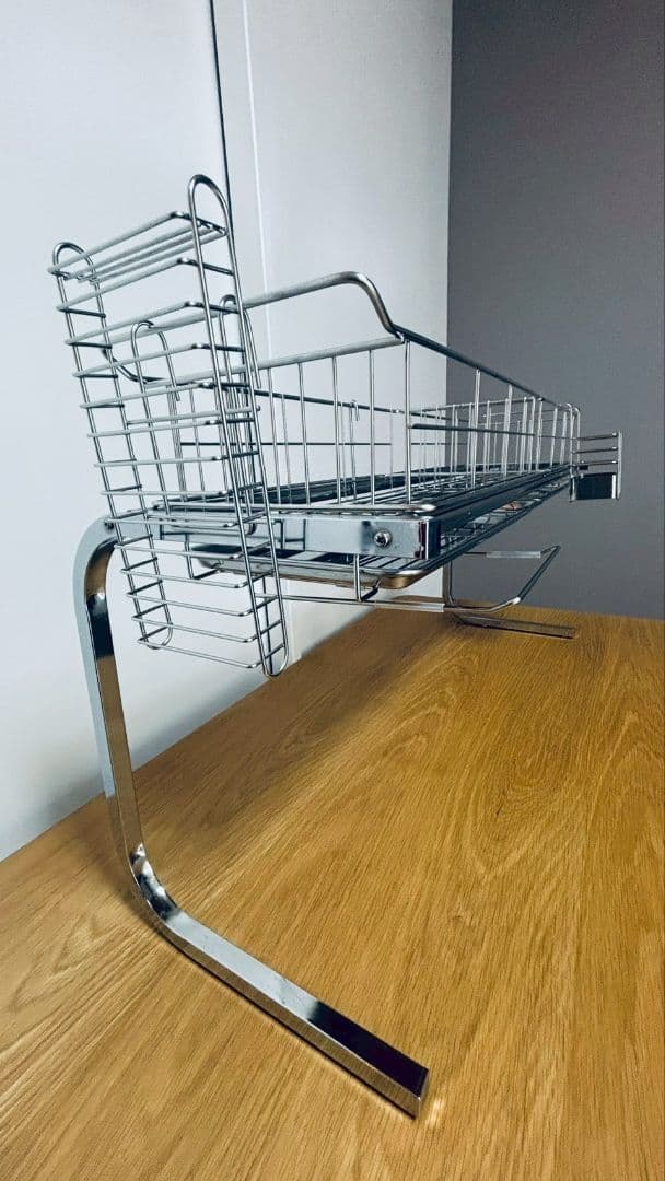 ステンレス製 シンク上伸縮式 水切りラック