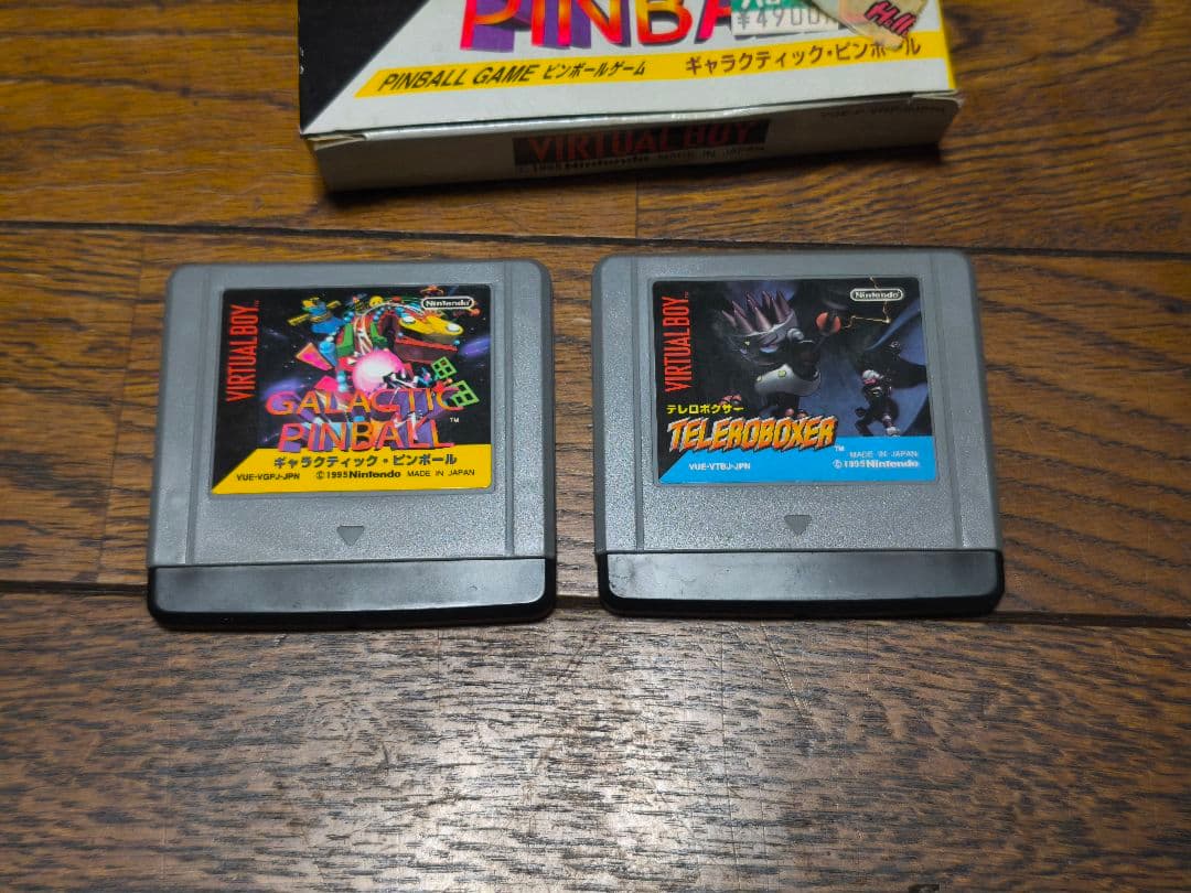 動作確認済み バーチャルボーイ本体 ソフト4本付き