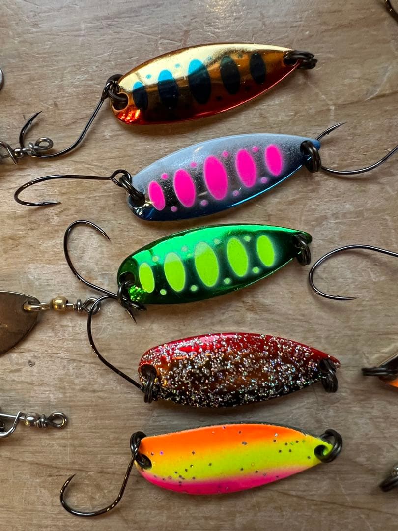 渓流ルアー（スプーン＆スピナー）合計29個