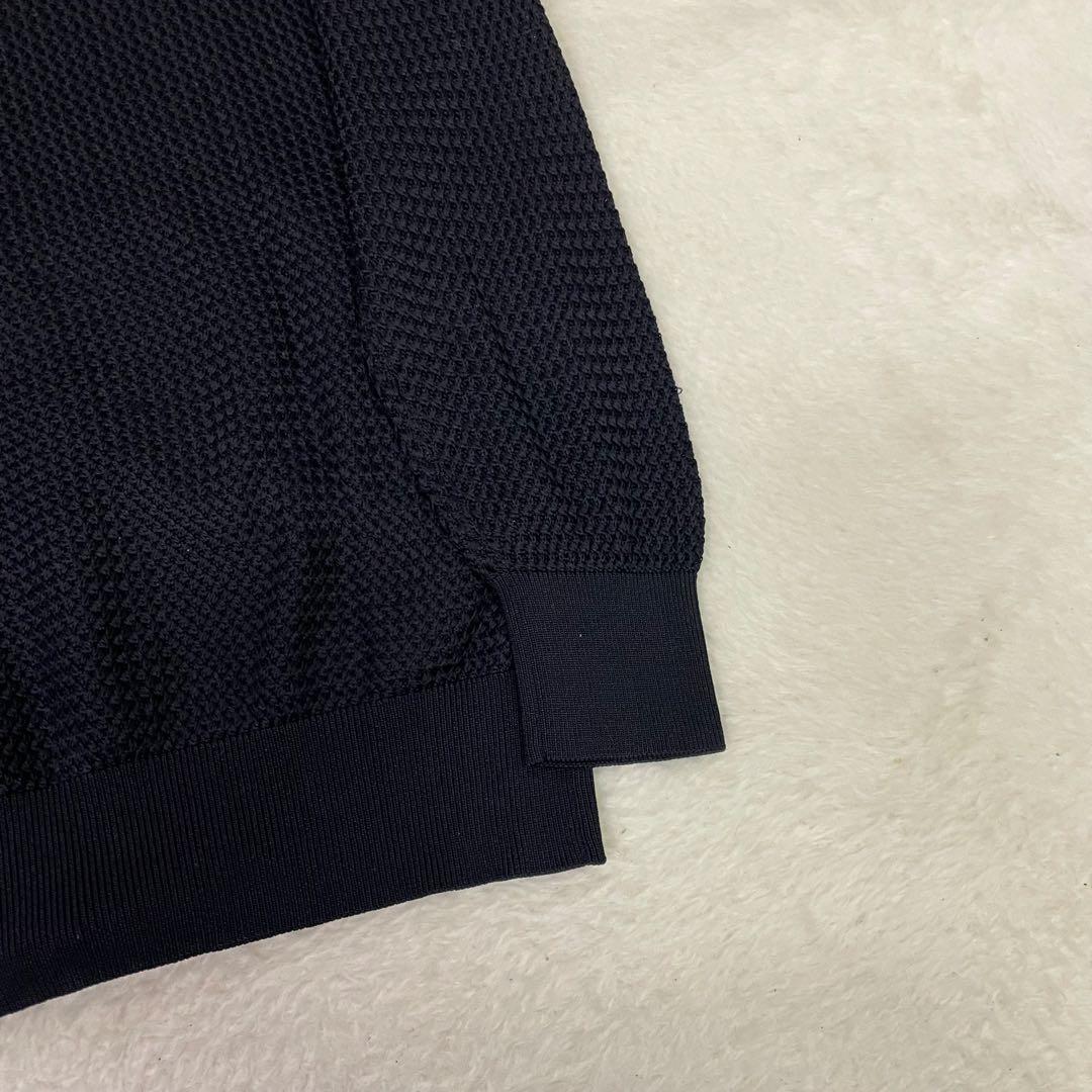 未使用級　PEARLY GATES ニット　メッシュ　ネイビー ジャケット