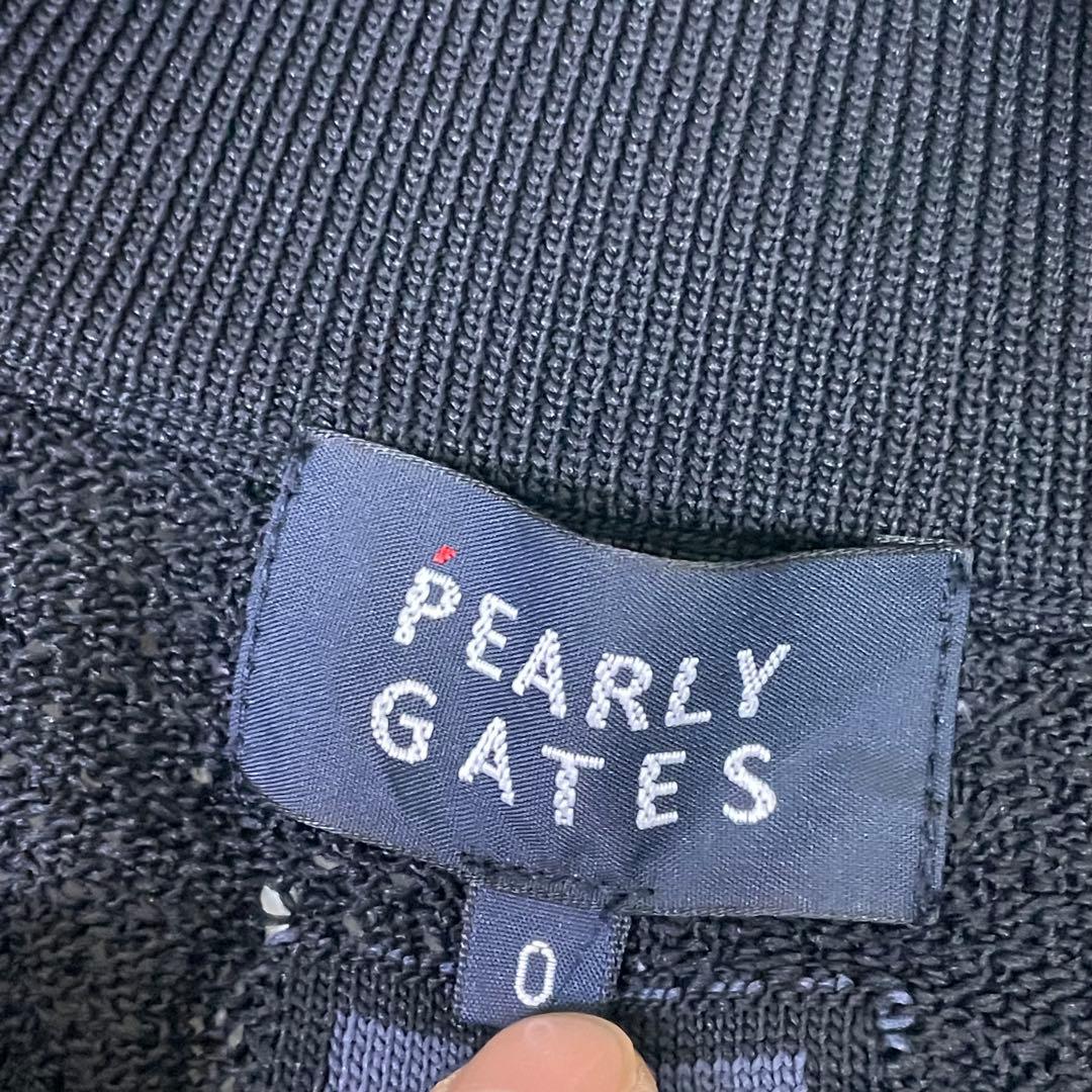 未使用級　PEARLY GATES ニット　メッシュ　ネイビー ジャケット