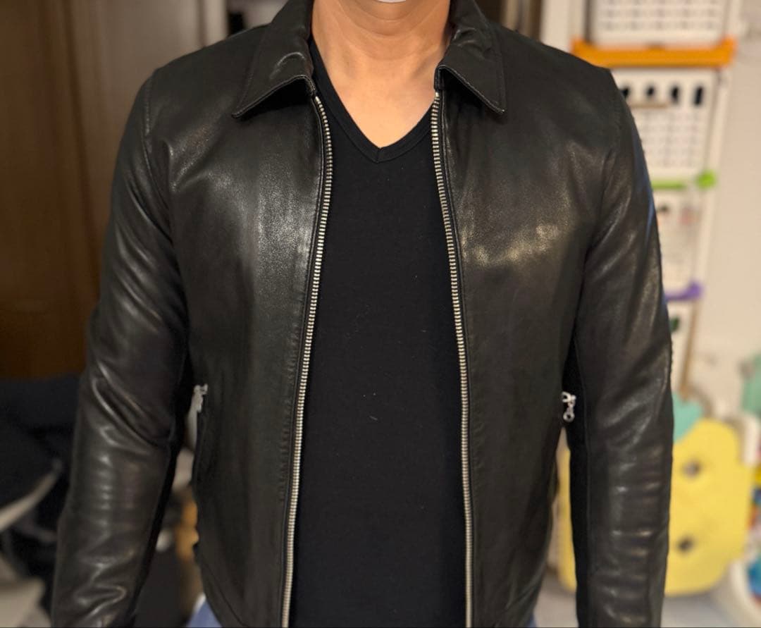 SHIPS ラムレザー M シングルライダース