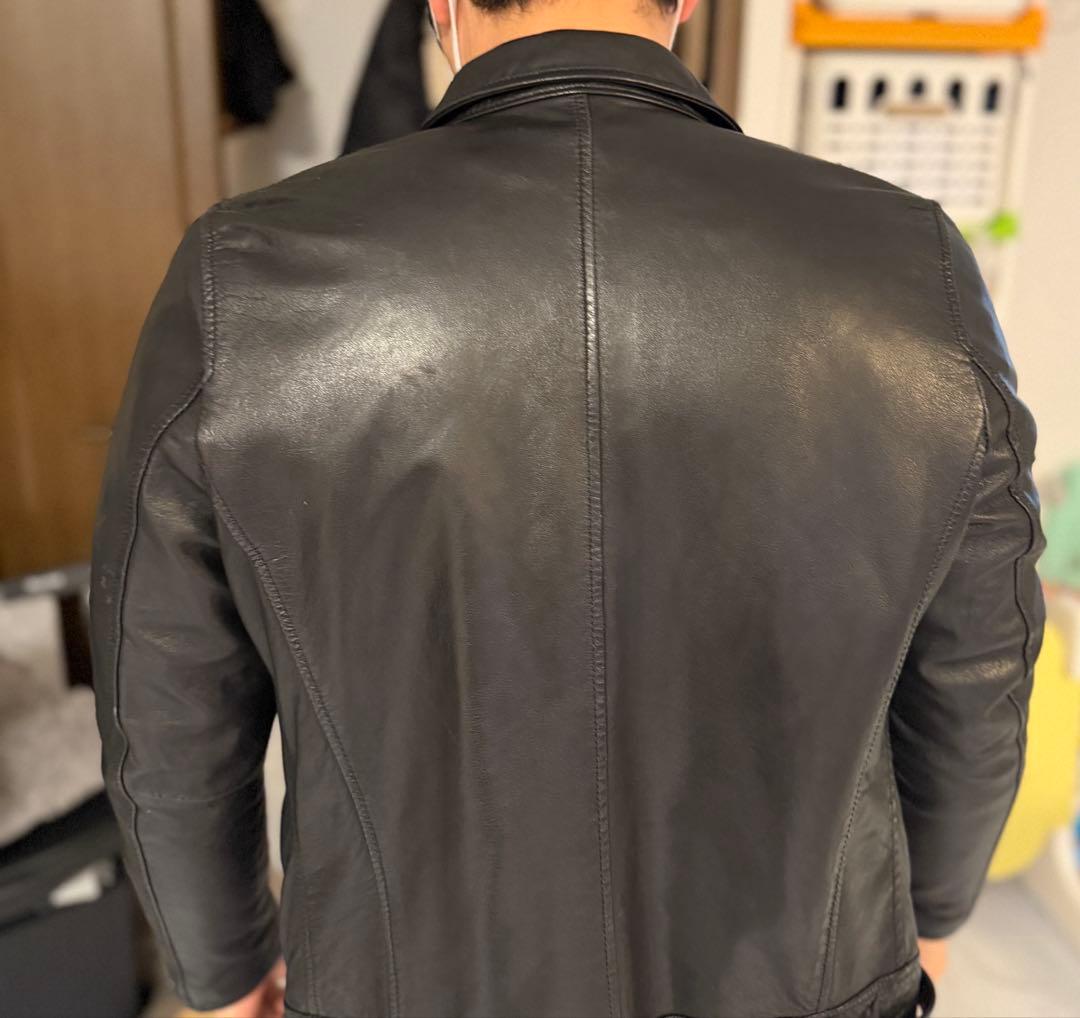 SHIPS ラムレザー M シングルライダース