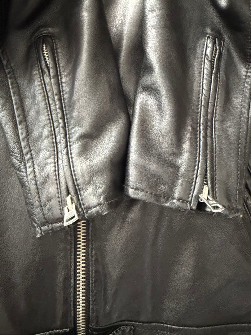 SHIPS ラムレザー M シングルライダース