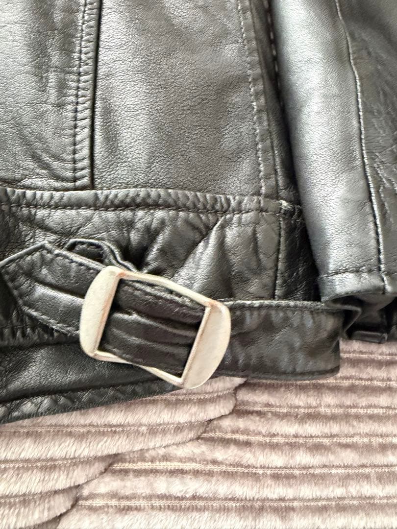 SHIPS ラムレザー M シングルライダース