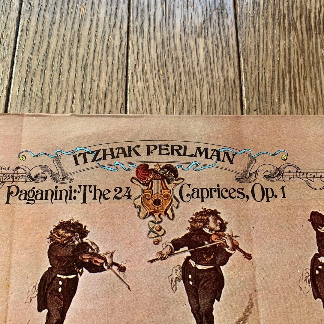 パガニーニ:24の奇想曲イツァーク•パールマンLP1枚アルバム1972年US盤