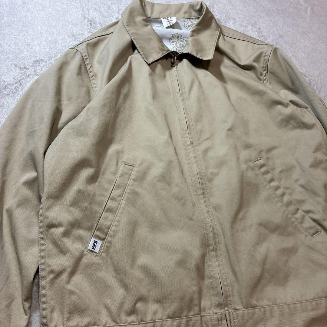 corefighter コアファイター ワークジャケット ベージュ ペイズリー柄