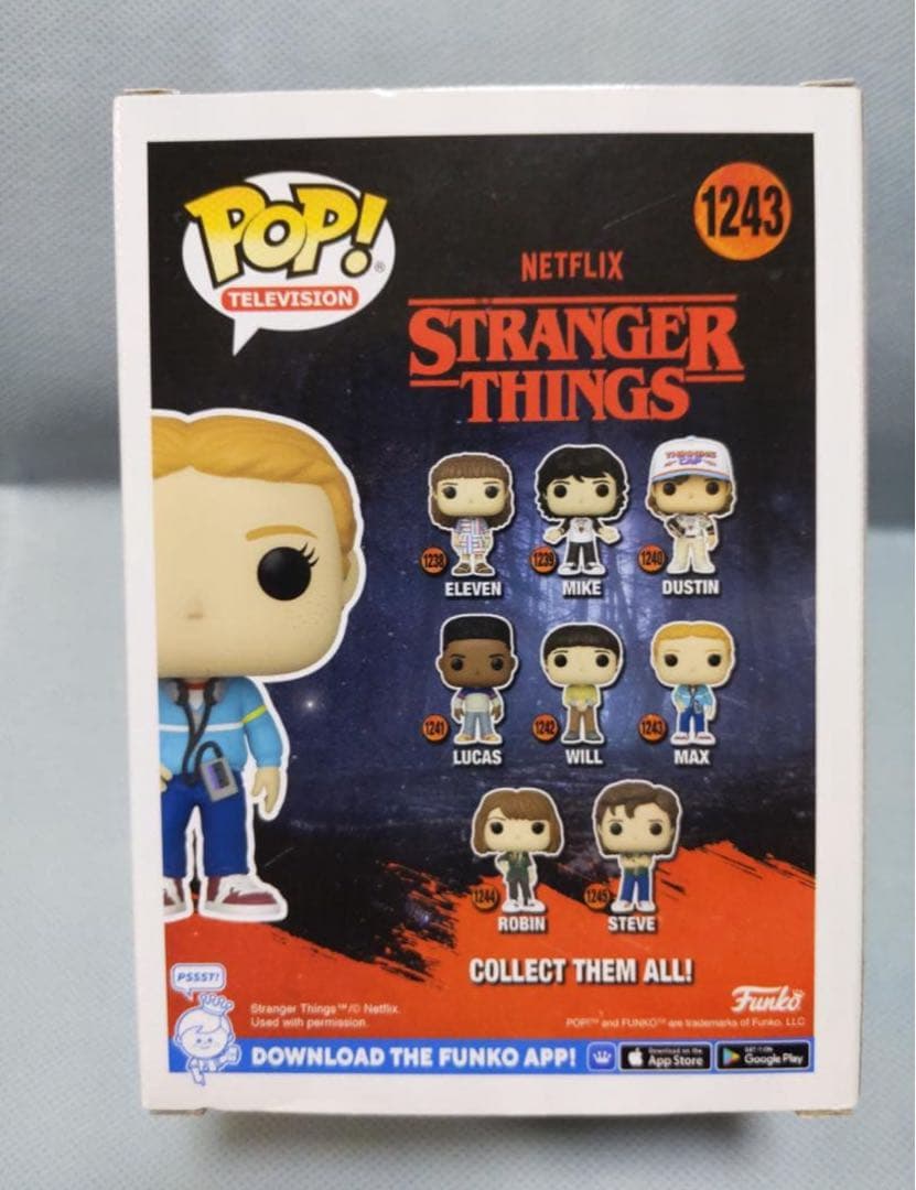 【レア】funko pop ストレンジャーシングス マックス