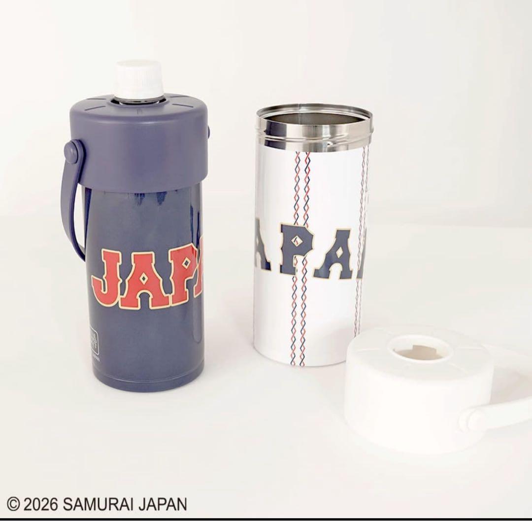 侍ジャパン ペットボトルホルダー ホワイトホーム柄 ネイビービジター柄　2個