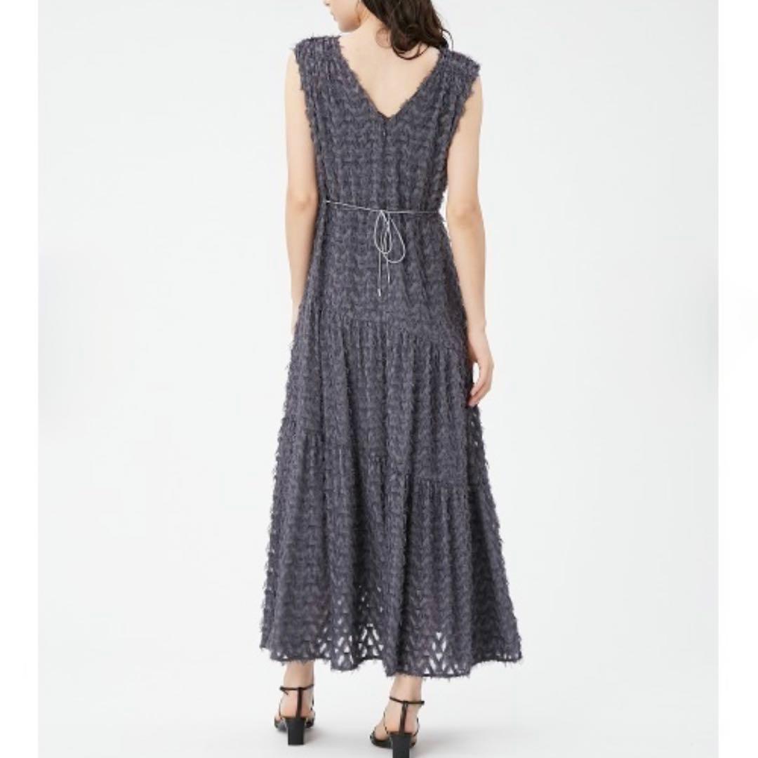 FRAY I.D ワンピース 1 フリンジジャガード カシュクール