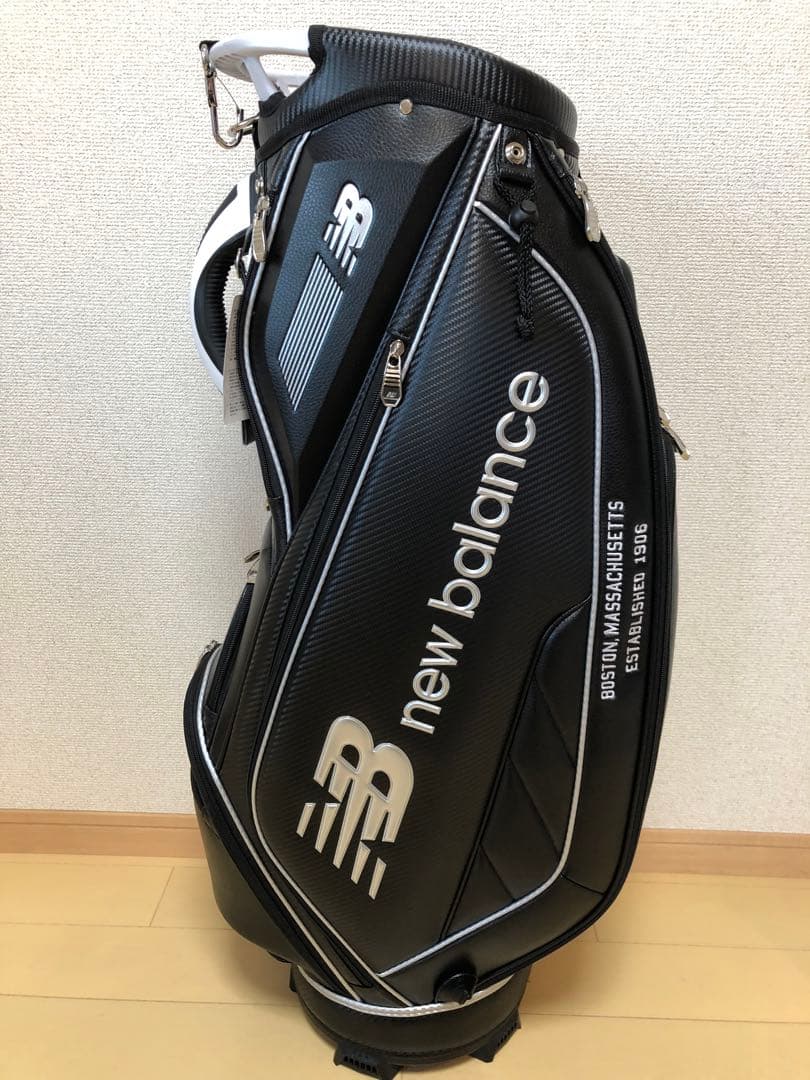【新品】new balance golf キャディバッグ　ブラック　9型