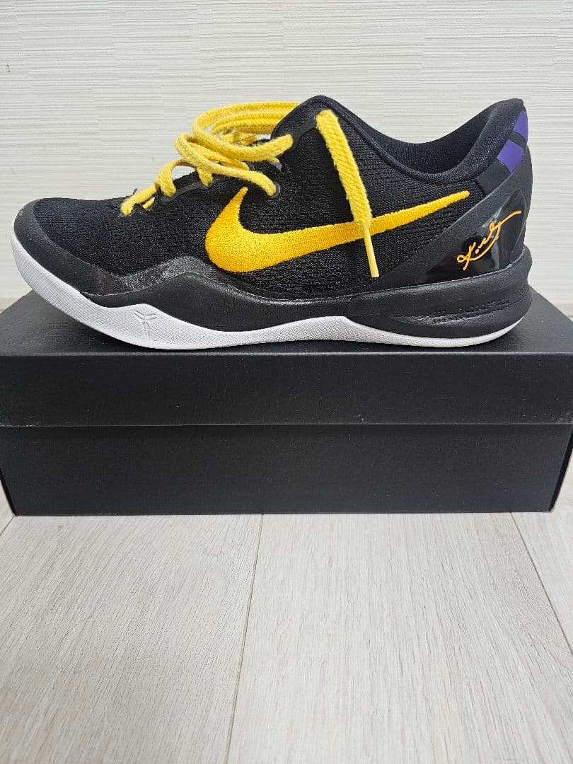 コービー8 26.5cm 黒/紫/黄