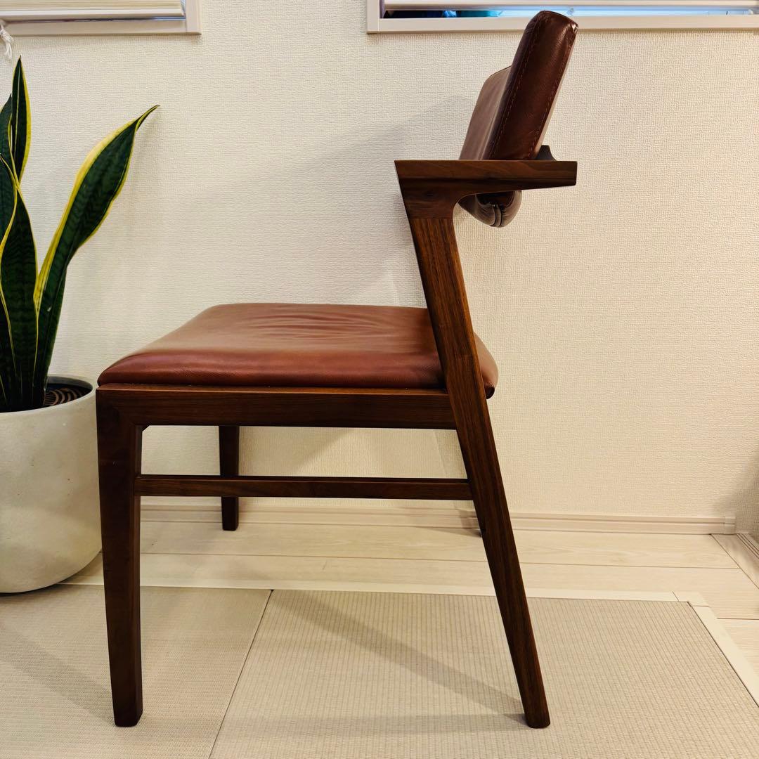 い*ん様 シギヤマ家具 ダイニング チェア 木製 天然木 ブラウン 北欧スタイル