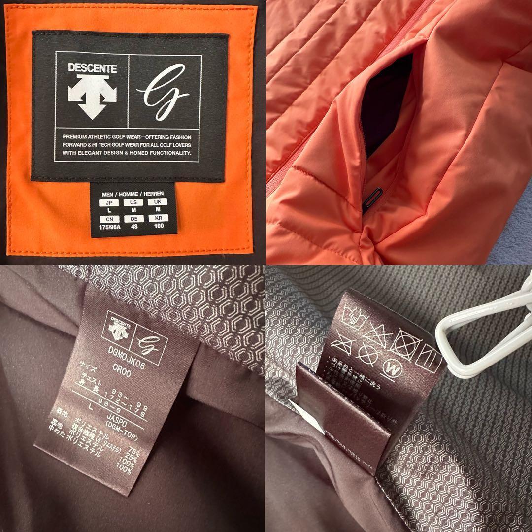 デサントゴルフ モバイルサーモ 中わたジャケット メンズ L 電熱 ブルゾン