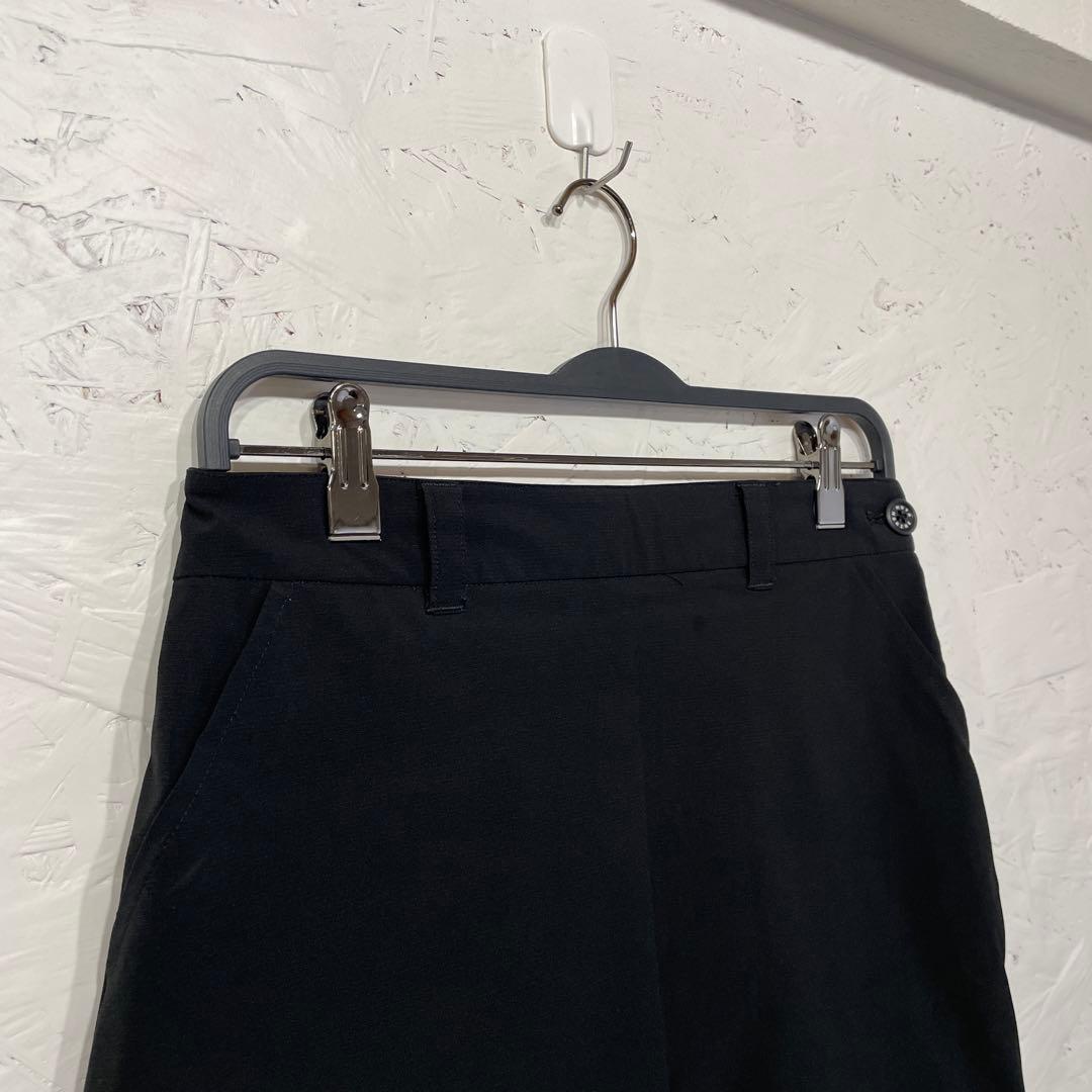 ゴルフウェア【muta MARINE】バックプリーツミニスカート　黒　3