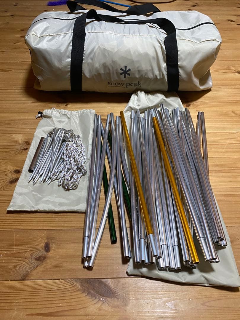 【美品】スノーピーク　テント　アメニティドームm アイボリー　　(2回使用)