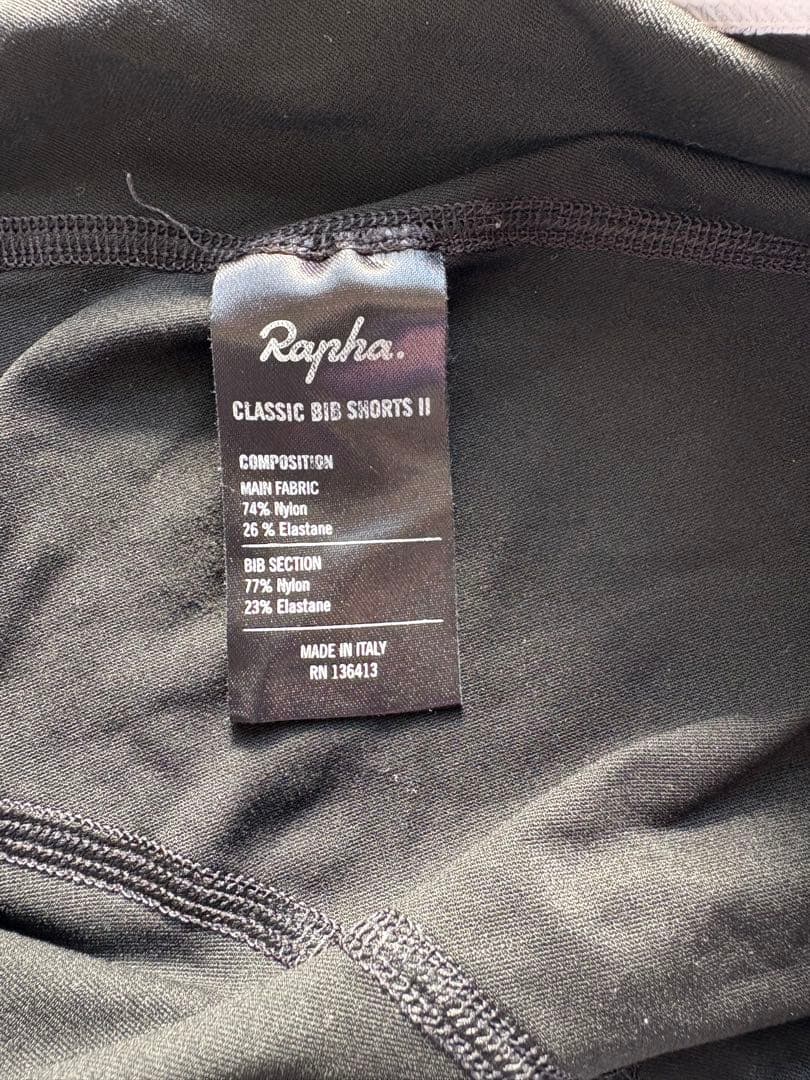Rapha ラファ 黒 メンズ ビブタイツ S クラシックビブショーツII